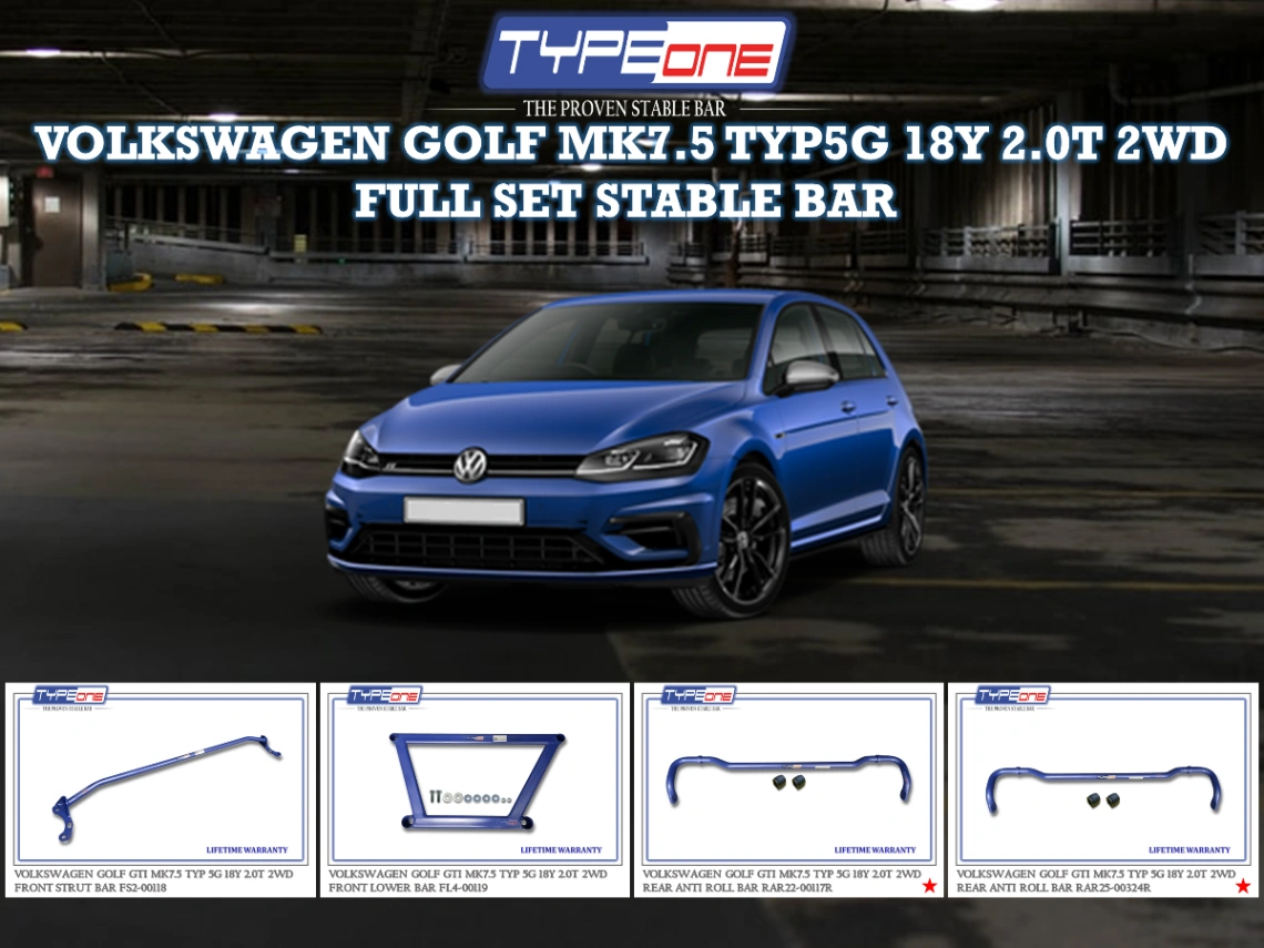 (TYPEONE) VOLKSWAGEN GOLF MK7.5 18Y TYP5G 2.0T 2WD