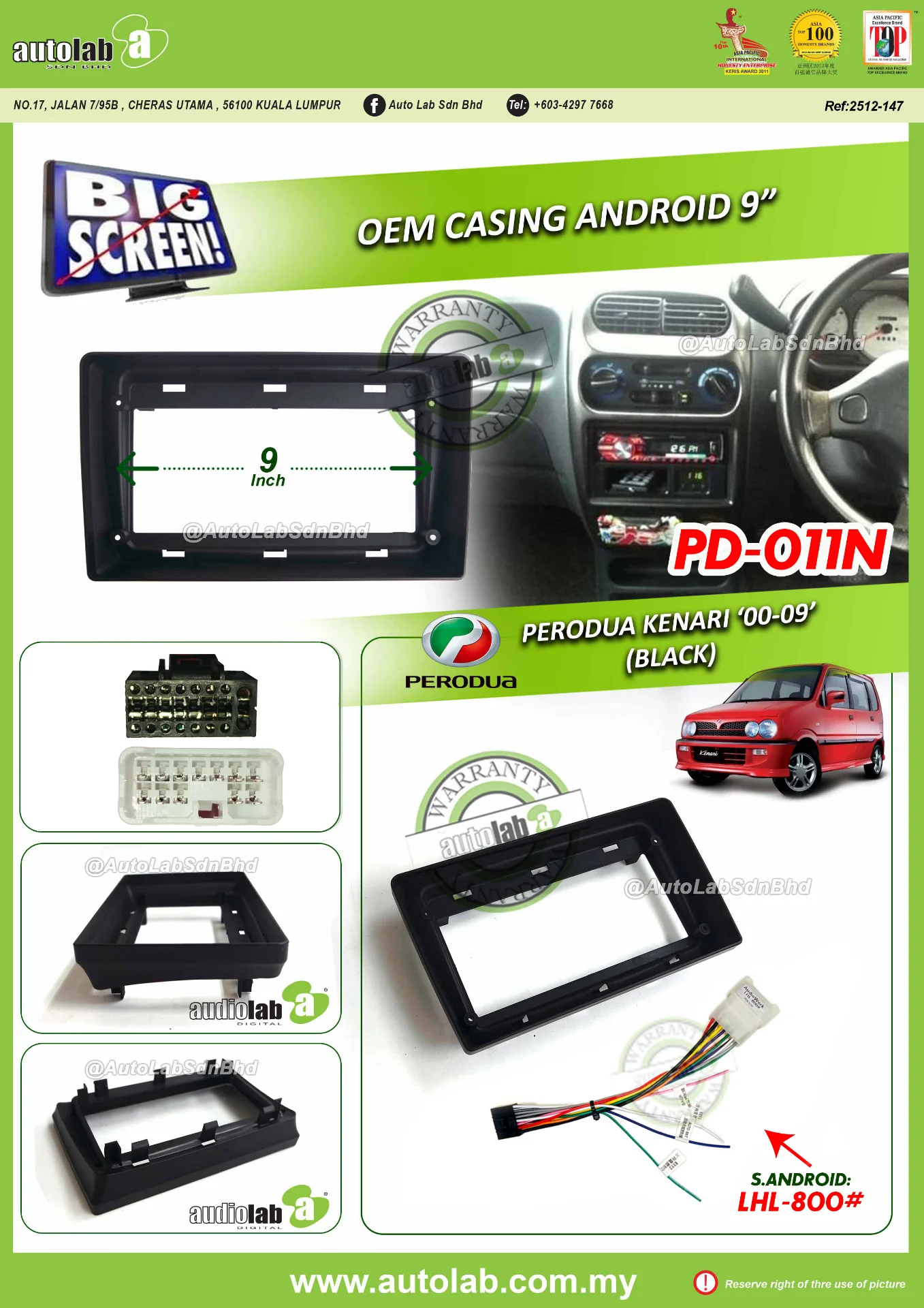 PERODUA KENARI CASING 2000-2009