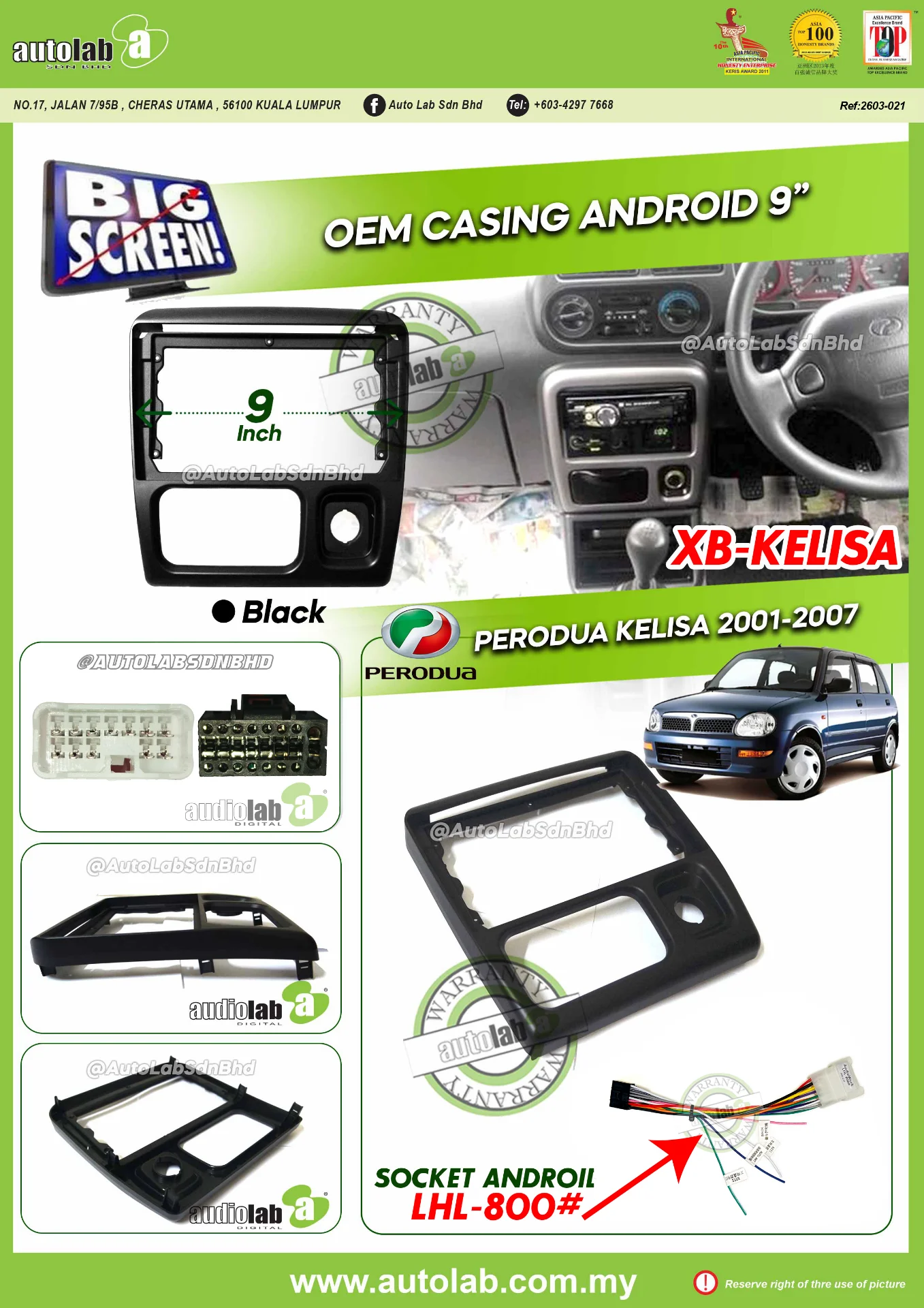 PERODUA KELISA CASING 2001-2008