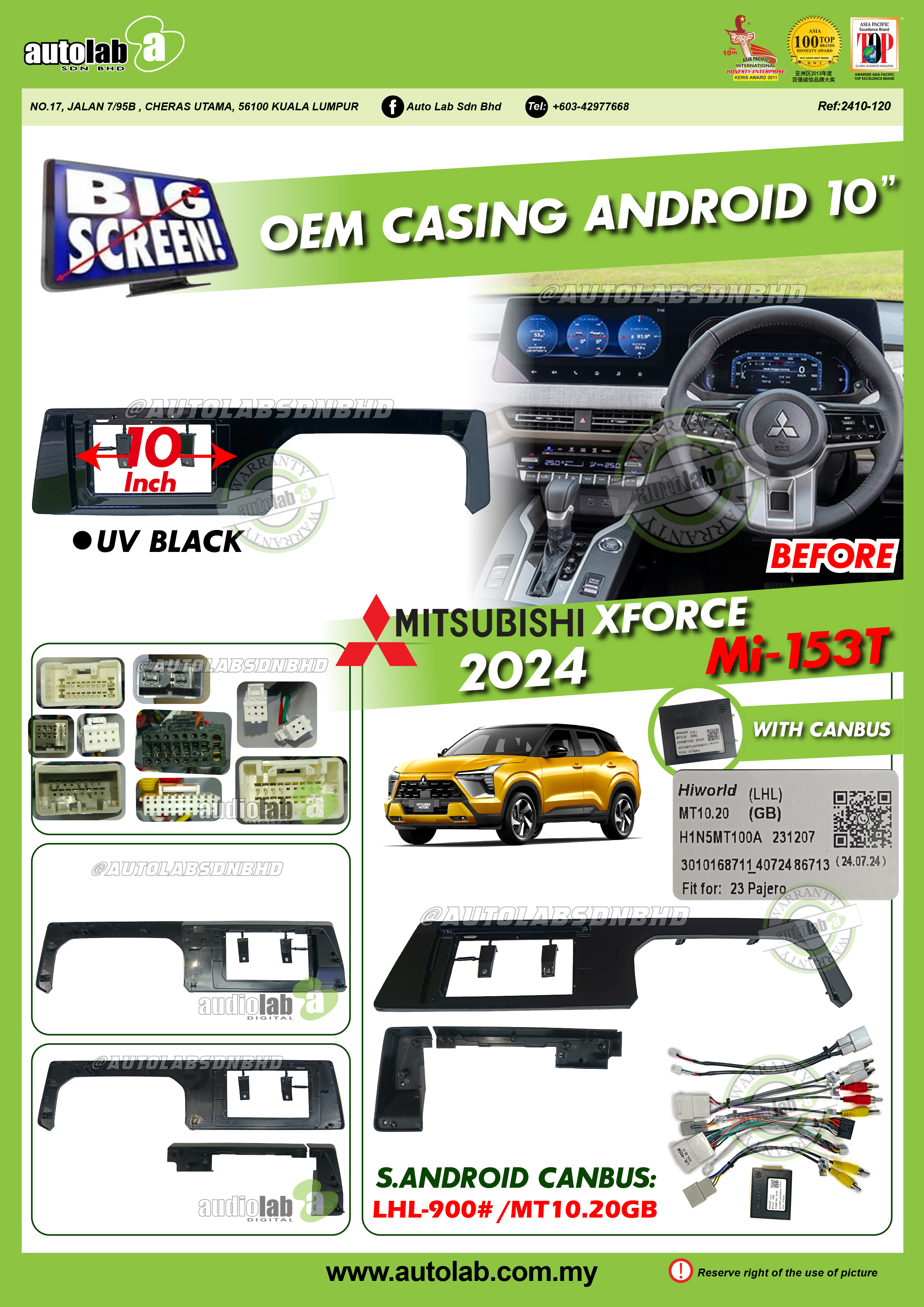 MITSUBISHI XFORCE CASING 10" 2024