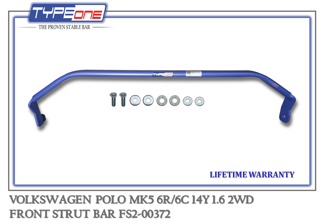 (TYPEONE) VOLKSWAGEN POLO MK5 6R OR 6C 14Y 1.6 2WD