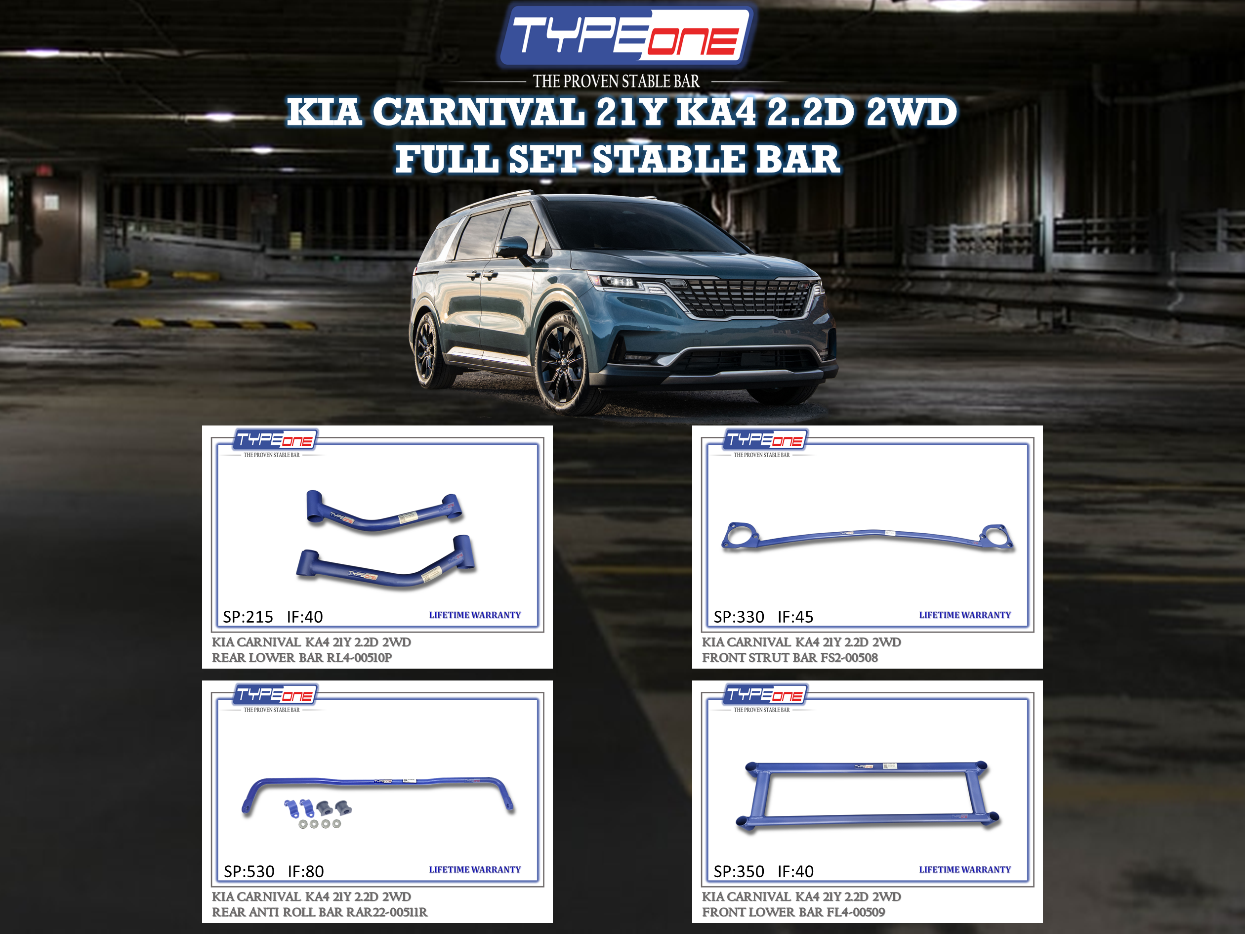 (TYPEONE) KIA CARNIVAL 21Y KA4 2.2D 2WD