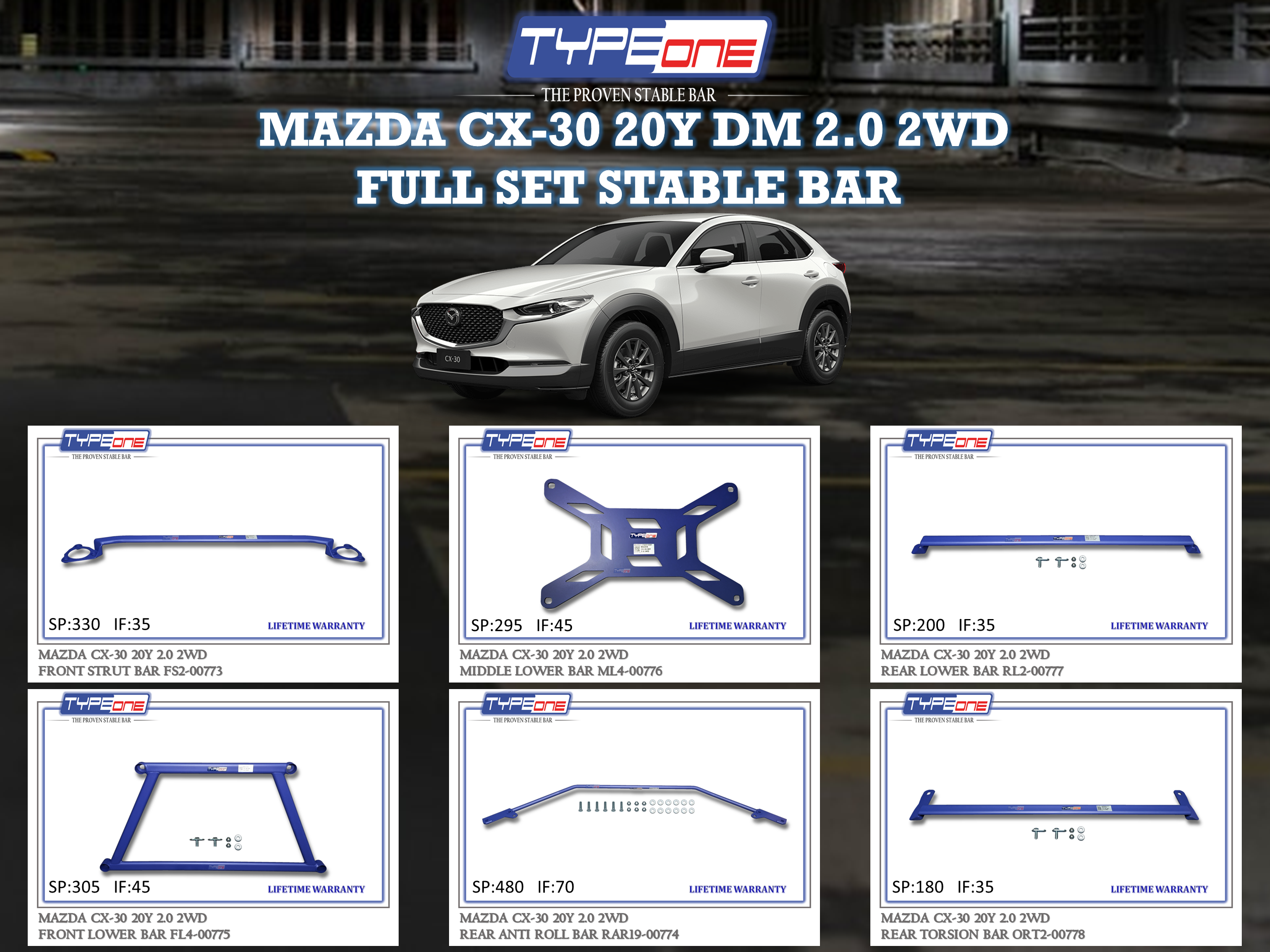 (TYPEONE) MAZDA CX-30 20Y DM 2.0 2WD