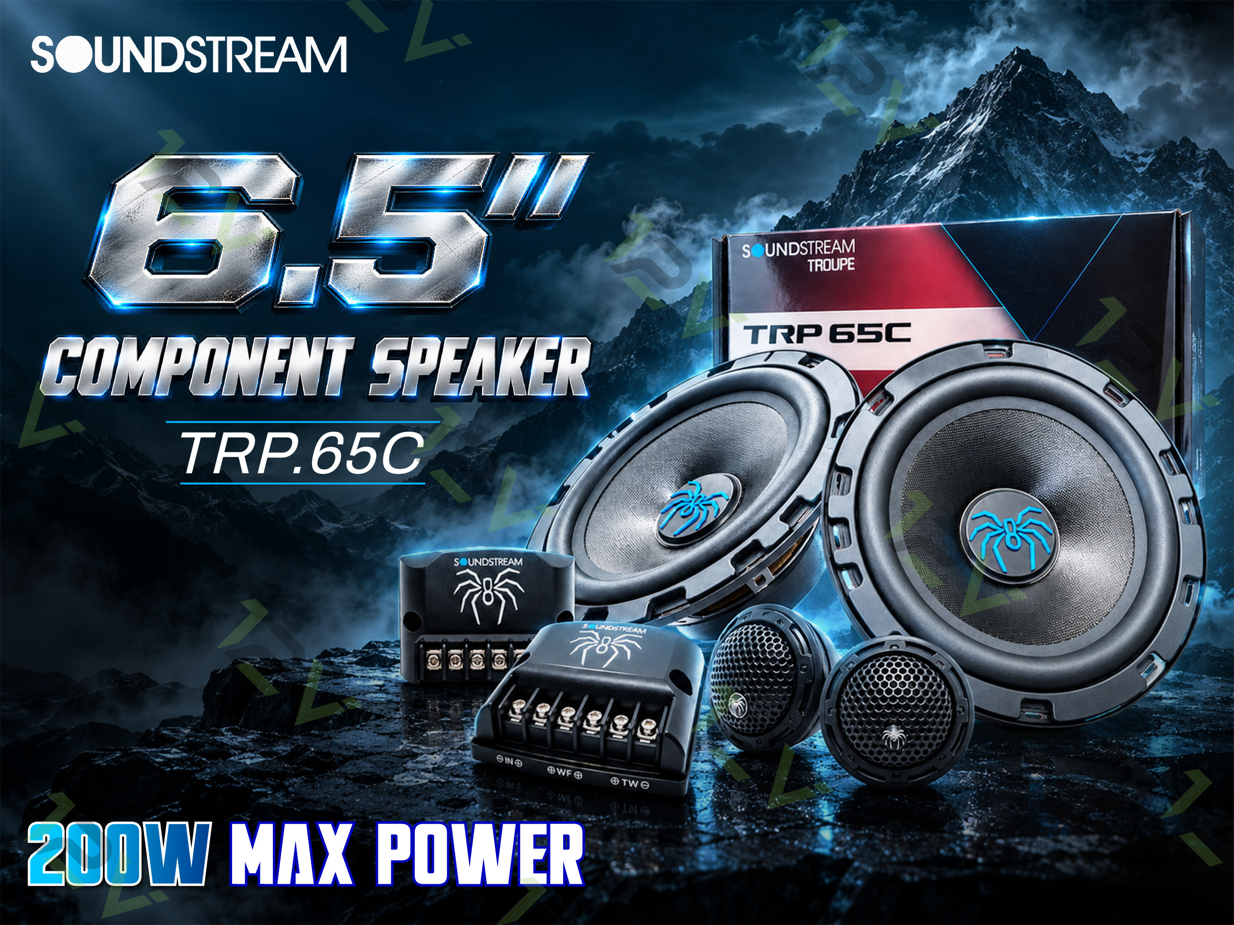 SOUNDSTREAM 6.5" COMPONENT SPEAKER